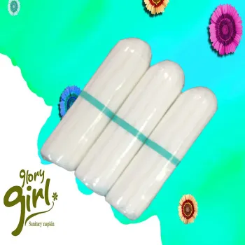 Chlorine free cotton rayon non applicator tampon