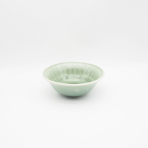 Farbverglasierte Salat Keramik Ramen Bowl für Zuhause