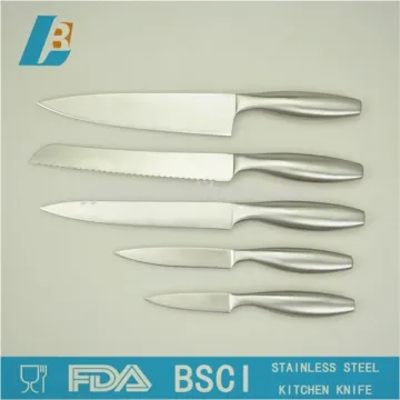 ss430 handle knife set