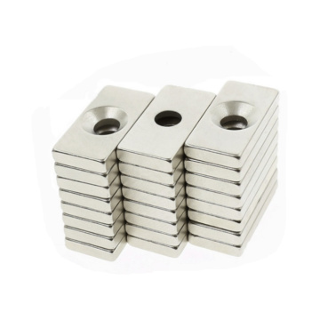 Hot Sale N35 Rectangular Neodymium Magnet with Hole - Reasonable Price
