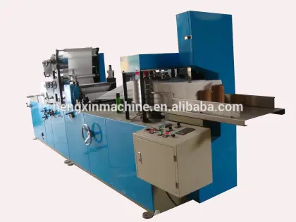 HX--CJ200--400 Two Color Printing Embossing Napkin Folding Machine