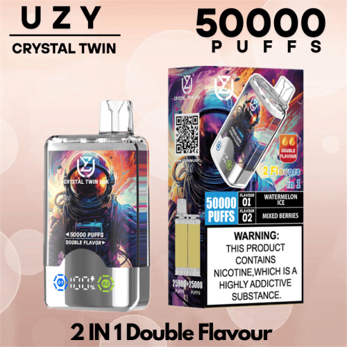 Buy Vapes Wholesale UZY 50000 Big Puff 50k Double Flavor