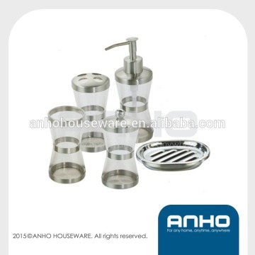Round matte bathroom set in higyh quality