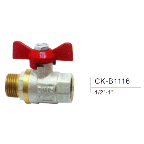 Válvula de bola de latón CK-B1116 1/2 "-1"