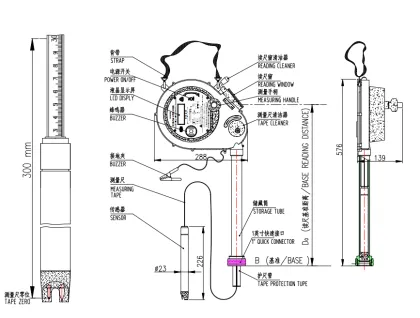 Marine Portable Ullage Oil Water Interface Detector