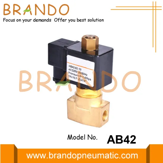 AB42 CKD Type Brass Solenoid Valve Normally Open