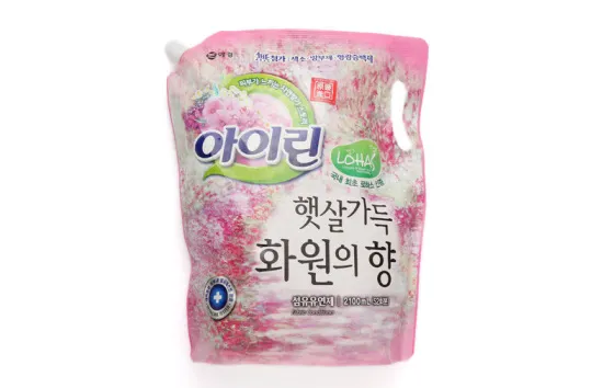 Stand Up Washing Liquid Spout Pouches , Plastic Packaging Bags