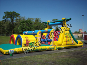adult inflatable obstacle course jumping castle sports for sale KKB-L042