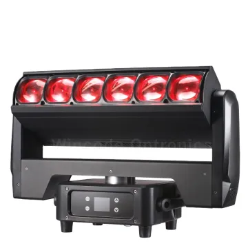 Best Double Rotating 6x60W Beam DJ DMX Stage Light