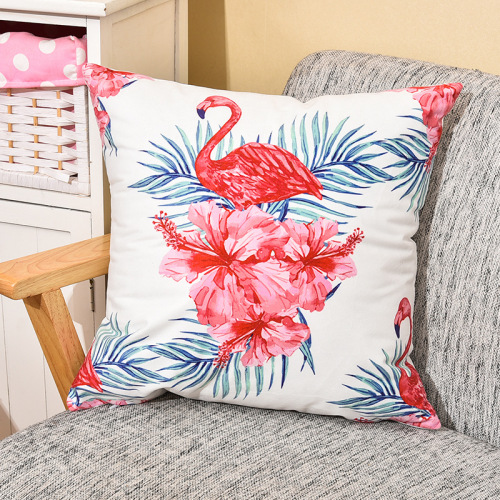 Classic Lattice Linen with Cotton Pillow Cover Square