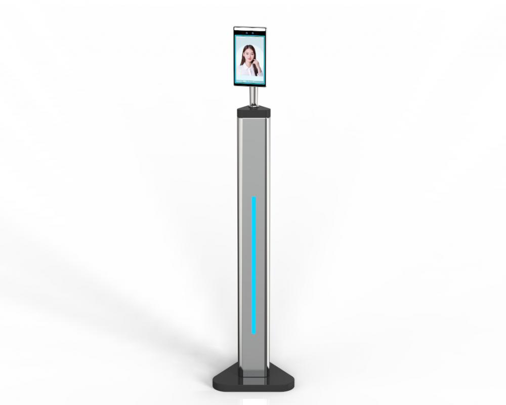 facial recognition access control thermometer