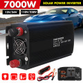 7000W DC 12V/24V To AC 110V/220V Voltage Transformer Car Power Inverter Modified Sine Wave Dual LED Display Car Convert Adapter