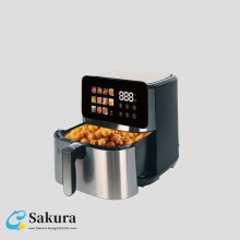 Penggorengan Udara Kompartemen Ganda yang Ramping untuk Dapur Modern