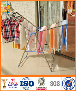 BYN 2 Tiers stainless steel gullwing laundry drying rack DQ-0828