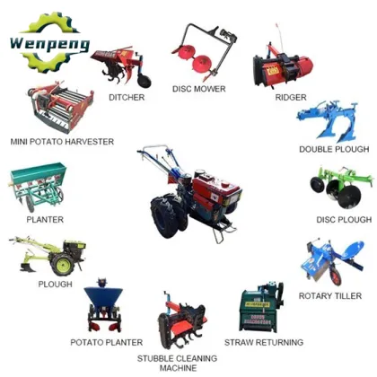 Mini Walking Tractor 15HP Garden Tractor