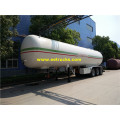 54000l Bulk Propane Gas Truck Semi-trailers