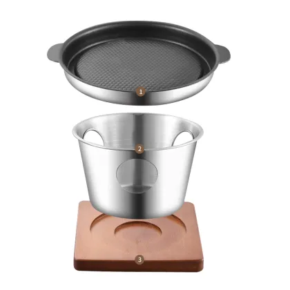Portable Stainless Steel Mini Alcohol Stove for Camping