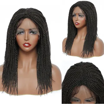 X-TRESS Senegalese Twist Synthetic Braiding Hair Braided Wig For Black Women Synthetic Hair Synthetic Hair Wig With Lace Front
