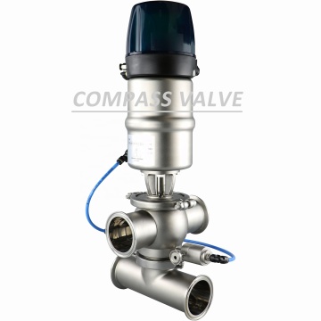 Intelligent Control Anti-Mixing Valve FH02 Sanitary Stainless Steel SS304 SS316L Four-Way Single Seat Double Seal