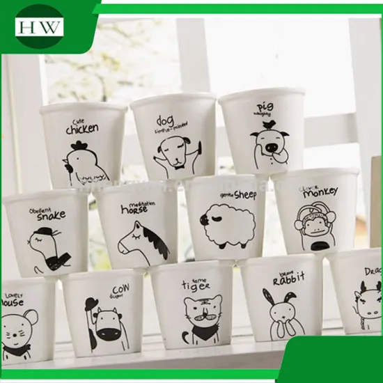 creative wholesale cartoon Chinese Zodiac water tea milk coffee mug cup without handle
