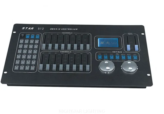 384 Channels Star 512 Dmx512 Light Controller, Dj Display Dmx Lighting Console