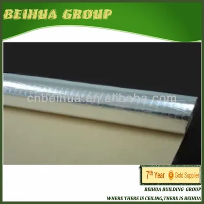 Single side foil scrim kraft facing flame retardant
