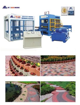 paving and interlocking block making machine