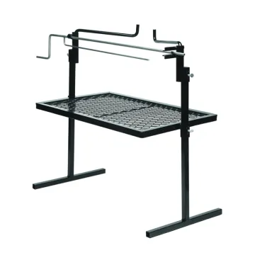 Heavy Duty Adjustable Heights Outdoor Camping Santa Maria Argentinian Grill Rotisserie Bbq Grill