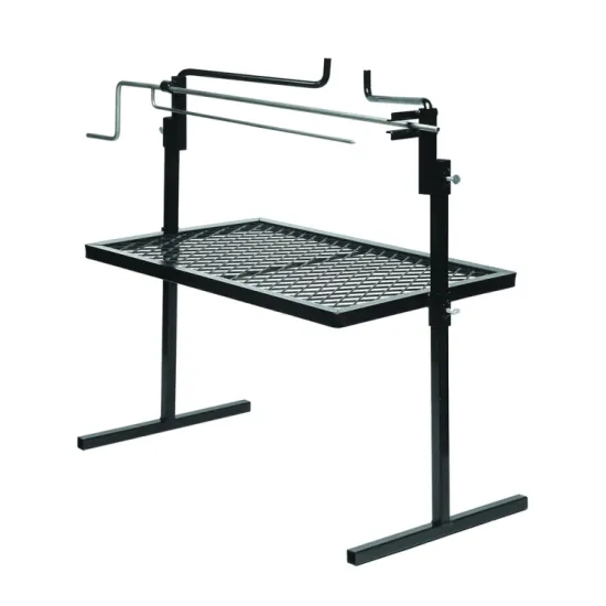 Heavy Duty Adjustable Heights Outdoor Camping Santa Maria Argentinian Grill Rotisserie Bbq Grill