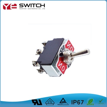 15a 250V aan-uit bij Latching Toggle Switch 6-Pin