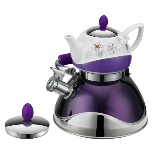 Hot Sell Classic Whistling Kettle andCeramic Tea Pot