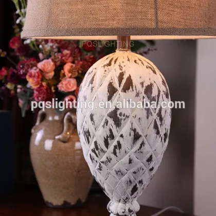 Elliptical body and artistic home decoration table lamp