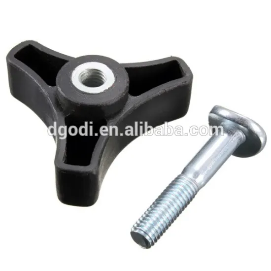 custom made high quality triangle steel plastic knob screws supplier