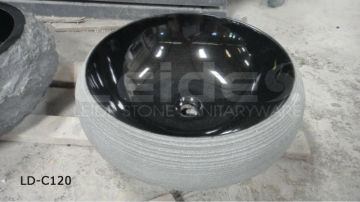Black basin granite sink bathroom wash basin