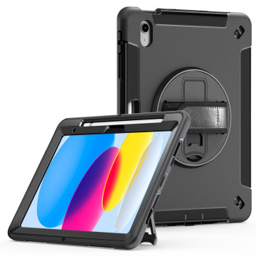 Shockproof Rugged Heavy Duty Hand Held Tablet Cover Case for iPad 10th 10.9 2022