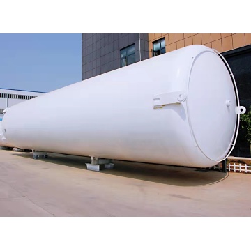 Liquid ammonia storage tank, horizontal and vertical structure formation