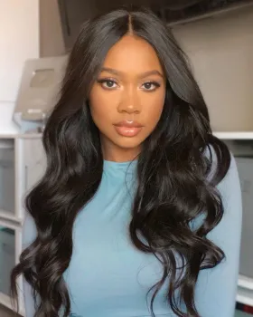 High Quality Lace closure  Straight Bob Wigs lace front wig bundles human hair blended baby thin hair virgin remy double drawn