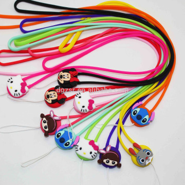 Soft Silicone Neck Strap Lanyard for Smartphone 45cm
