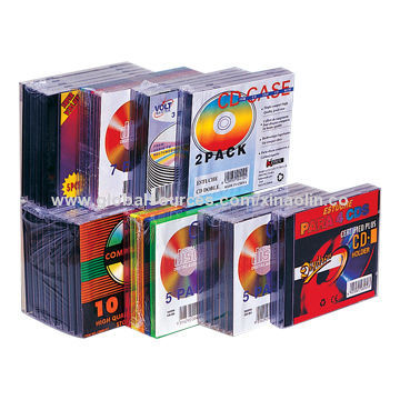 Various of CD Cases, Clear Cover, Color Tray