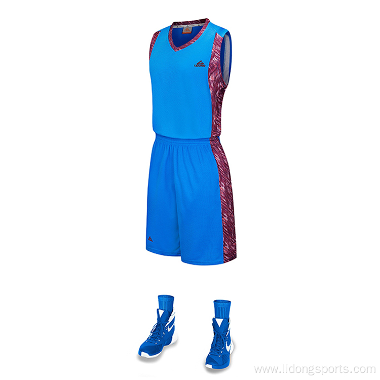 Custom new style cheap breathable basketball jersey