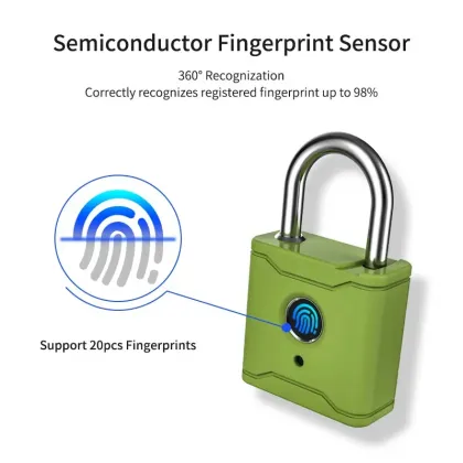 Electronics Waterproof Fingerprint Padlock Ttlock App Lock