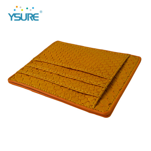 China Ysure Newest Design Leather Wallet Credit Card Holder Manufactory