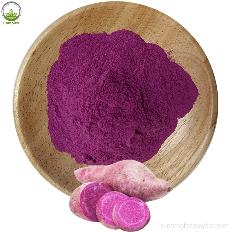 Bubuk ubi ubi ungu organik grade makanan