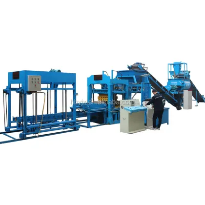 QT5-15 Hydraulic Concrete Block Machine | Holland Interlock Brick Equipment