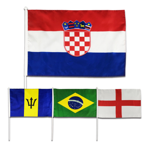 Bendera Tangan Kroasia Tabel Spanduk Promosi Bendera Terbang