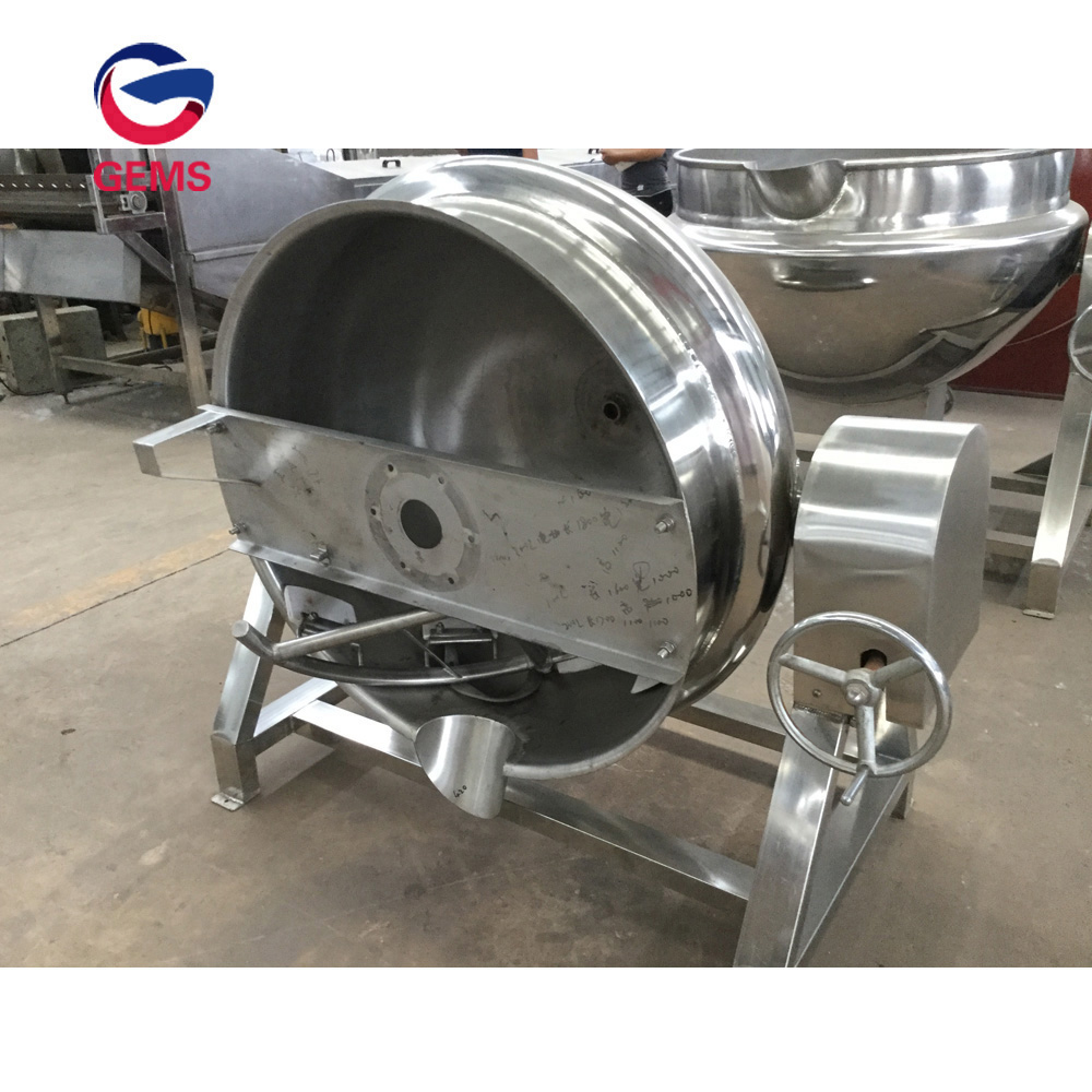 Jacketed Cooking Kettle Meat Soup Cooking Pot Machine