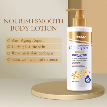 MIDUO OEM 300ML Snail Organic Diamond Glow Whitening Body Lotion