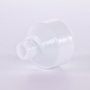 Spezielle Form weißer Glas -Tropfenflasche