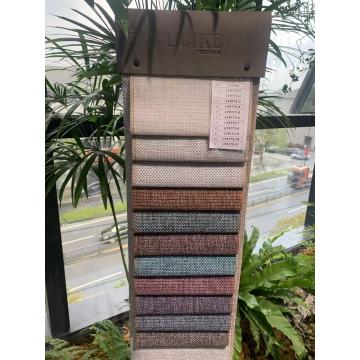 Tela de lino tejida texturizada para sofá