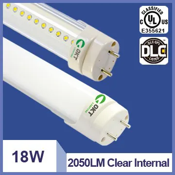 OKT minimal glare UL DLC  4ft 18w fluorescent tube light
